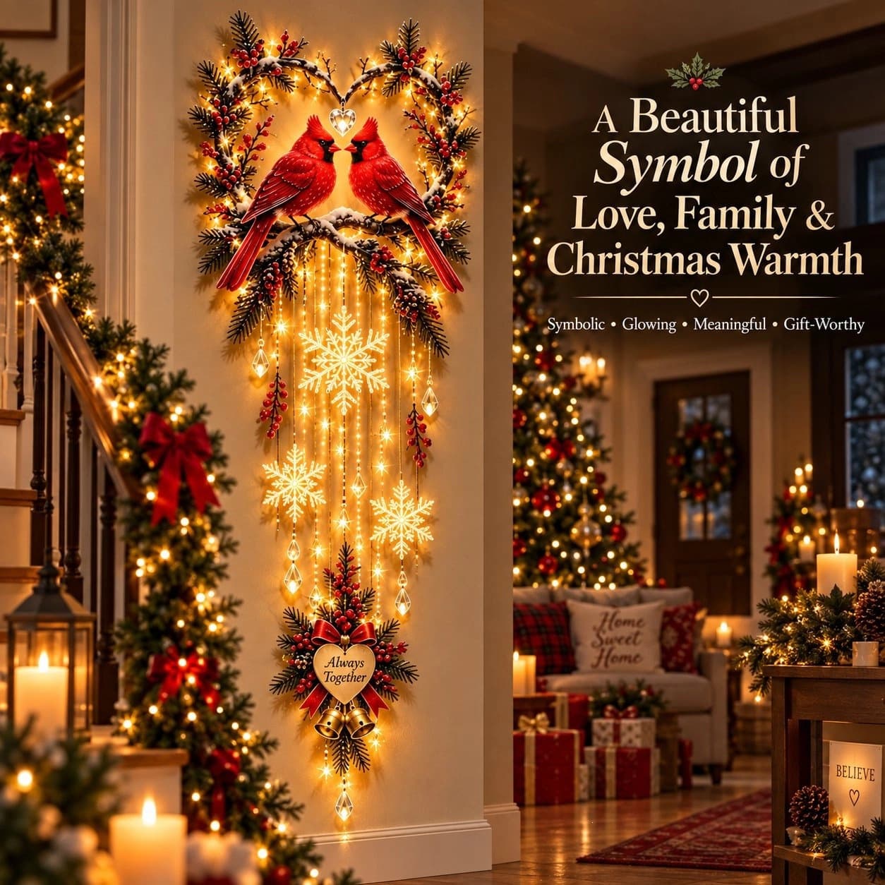 Bethlehem Star Lighted Nativity Wall Decor