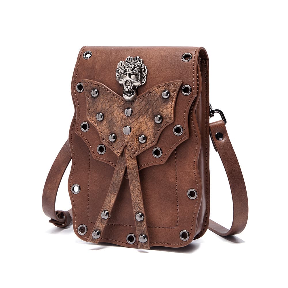 Retro-style Womens Shoulder And Crossbody Bag Niche Phone And Coin Purse