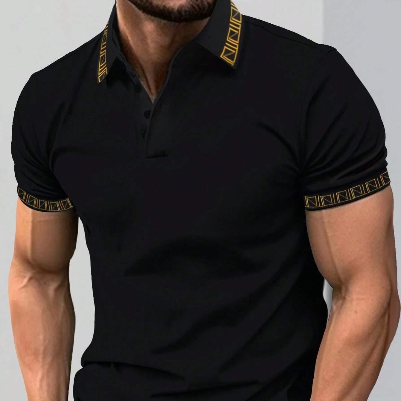 Digital Simple Color Printed Short Sleeves