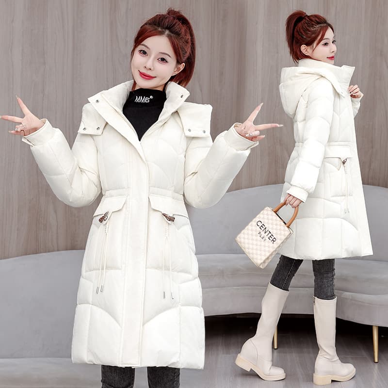 Stylish Western-style Winter Cotton-padded Coat With A Thick Outer Layer