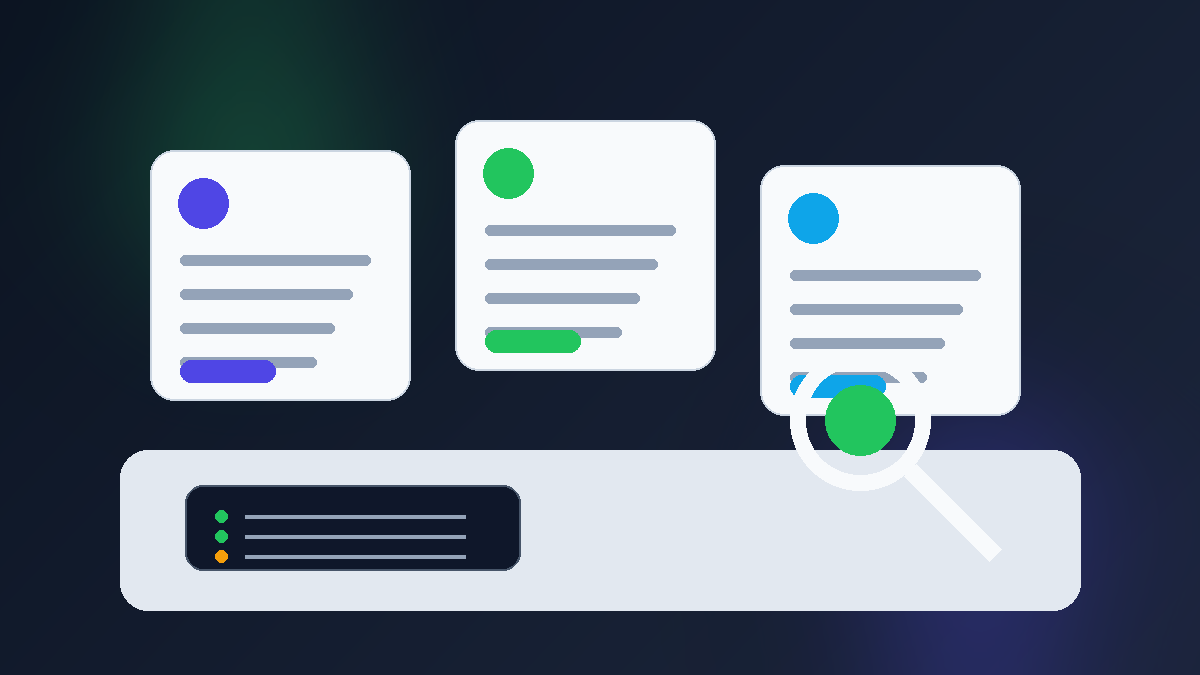 Warehouse shelves used for product sourcing and inventory